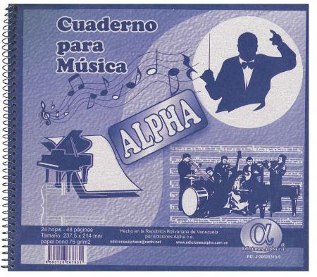Cuaderno para Musica Alpha Ref. 6783