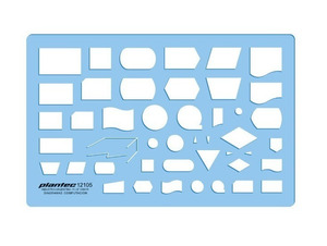 Plantilla Dibujo Plantec Flujogramas para Computacion Ref. 2105 - 111105