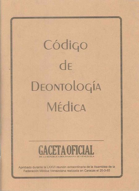 Codigo de Deontologia Medica