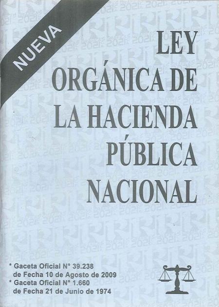Ley Organica de la Hacienda Publica Nacional