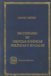 Diccionario de Ciencias Juridicas Politicas y Sociales