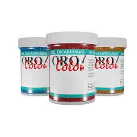 Gel Escarchado Orocolor 60cc Rojo Ref. Ge104 - U250