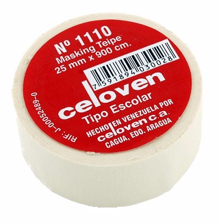 Tirro Celoven Escolar 1' X 10yds 24mm X 9 Cms Ref. Nº 1110 