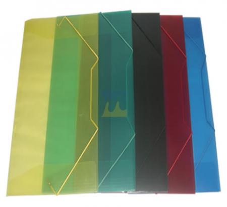 Carpeta Plastica con Liga Oficio Colores Varios Lisa Ref 016076