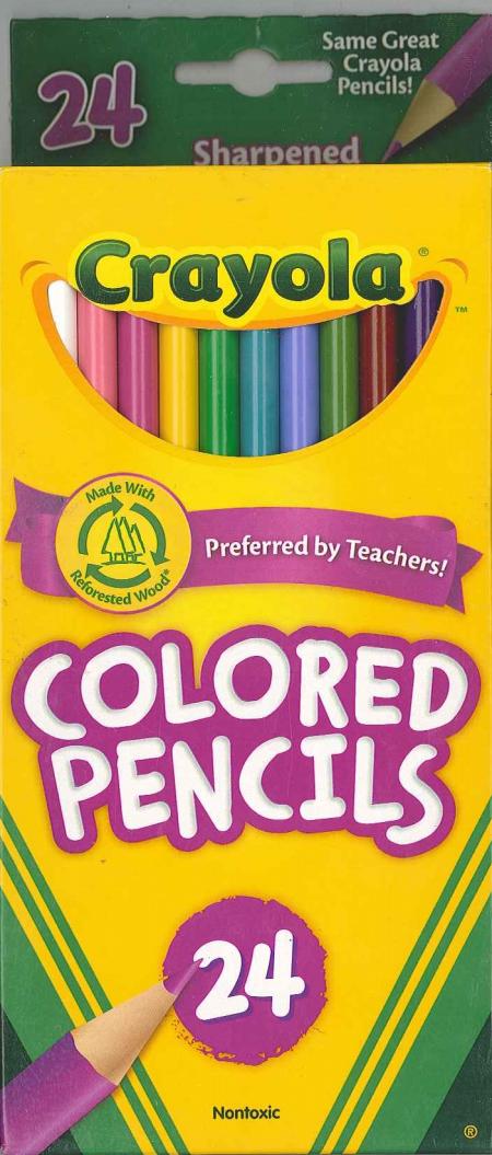 Caja de Creyones Crayola X 24 Colores Ref. 684024