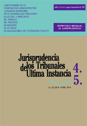 Jurisprudencia de los Tribunales de Ultima Instancia Mayo 1997 Nº 5