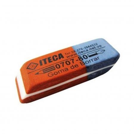 Goma Doble Color de Borrar Tinta Iteca 3.8x1.9cm Ref. 072281