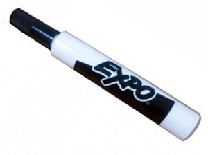 Marcador Expo 690 Negro para Pizarra Acrilica Punta Fina Ref. 361068