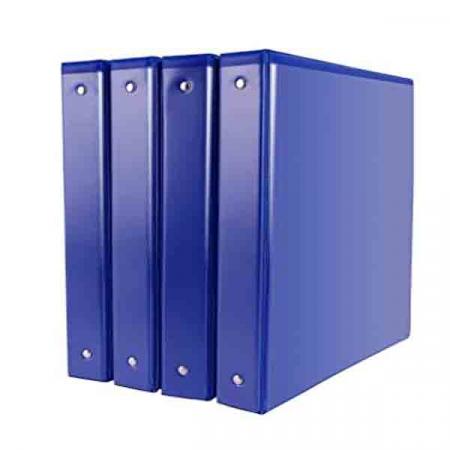 Carpeta de 3 Aros 1' Azul con Transparente Ref. 020014