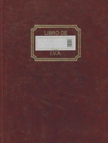 Libro de Contabilidad Iva Compras 200 Folios