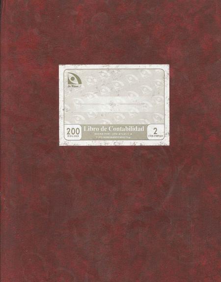 Libro de Contabilidad 3 Columnas 200 Folios