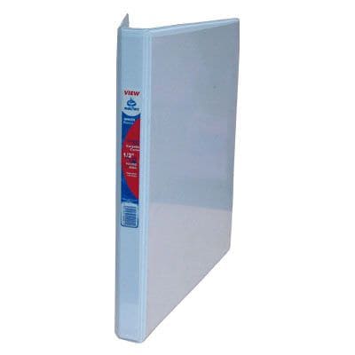 Carpeta de 3 Aros 1/2' Blanca con Forro Ref. 020001 - 92755
