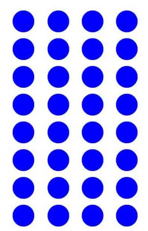 Etiquetas Star Autoadhesivas En Forma de Circulo Azul Pequeña Ref. Es-c1-02