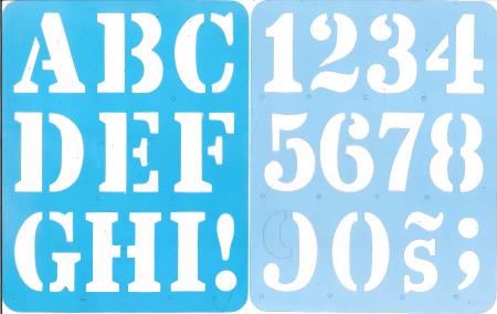 Plastic Stencils Star (molde de Letra) 2 1/2' Ref. St-02-50