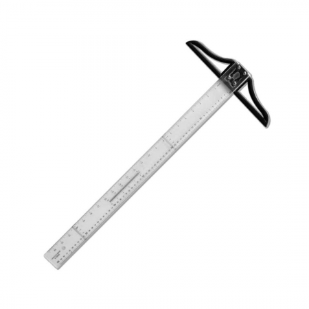 Regla T Trident Graduable con Cabezal Removible de 75 Cms