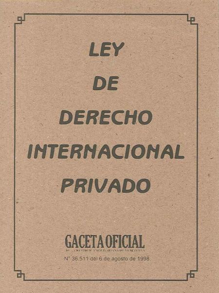 Ley de Derecho Internacional Privado