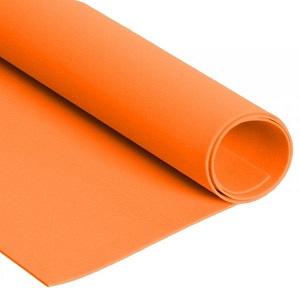 Lamina de Foami Grande Naranja