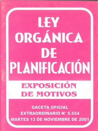 Decreto con Fuerza de Ley Organica de Planificacion