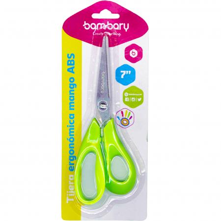 Tijera Ergonomica Mango Abs 7' Bambary Ref. 127-1060/007
