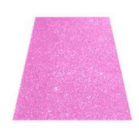 Foami Escarchado Doble Carta Rosado