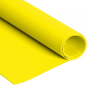 Lamina de Foami Grande Amarillo (suave E Intenso)