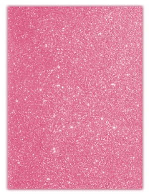 Foami Escarchado Carta Rosado