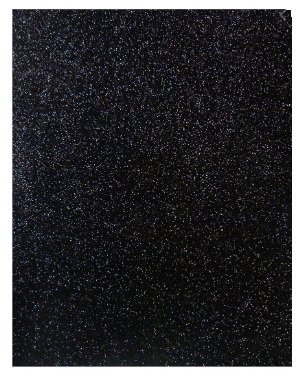 Foami Escarchado Carta Negro 