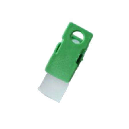 Gancho para Carnet Plastico Verde