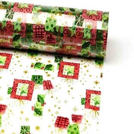 Papel Celofan Navideño X 1 Metro Ref. Yycn