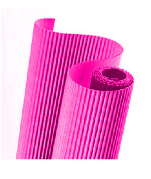 Pliego de Carton Ondulado Fucsia Grueso