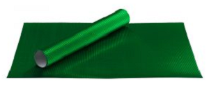 Pliego de Carton Ondulado Metalizado 70 X 50cm Verde Ref. 1254.10