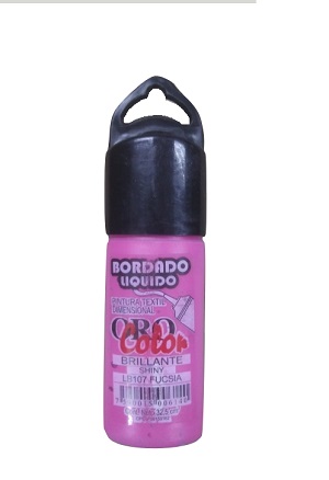 Bordado Liquido Orocolor Fucsia (linea Brillante) Ref. Lb107