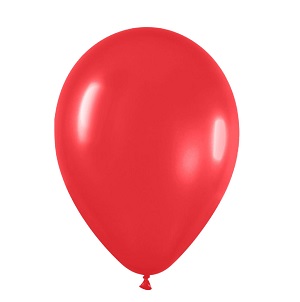 Globo Rojo Standar X Unidad Ref. R12/515