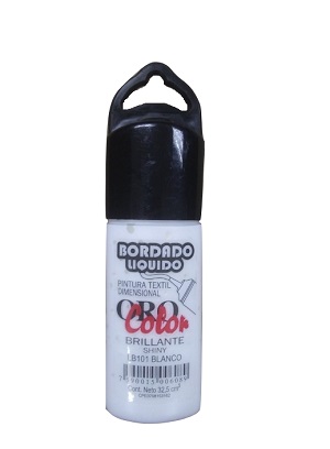 Bordado Liquido Orocolor Blanco (linea Brillante) Ref. Lb101