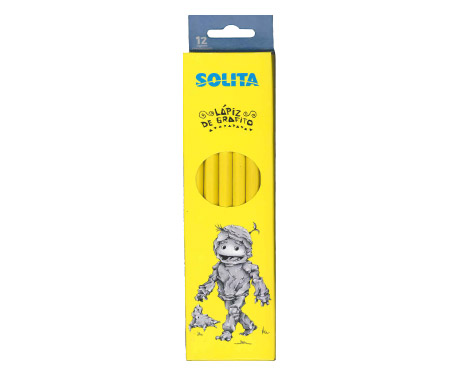 Caja de Lapiz Grafito Solita Nº 2 Hb X 12 Unidades Ref. S20512-02 - Lz12 - Slg002- Slg001