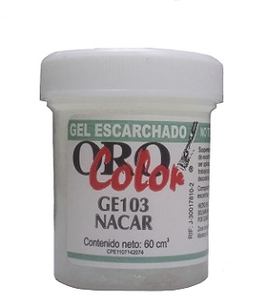 Gel Escarchado Orocolor Nacar Ref. Ge103
