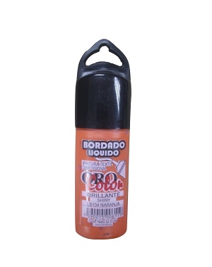 Bordado Liquido Orocolor Naranja (linea Brillante) Ref: Lb104