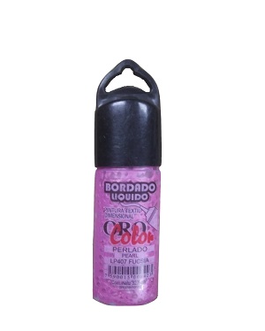Bordado Liquido Orocolor Fucsia (linea Perlada) Ref. Lp407