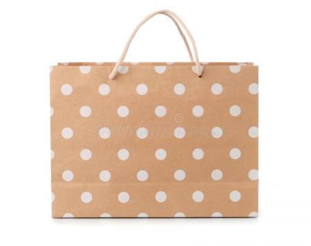 Bolsa de Regalo con Puntos Marron (especial)