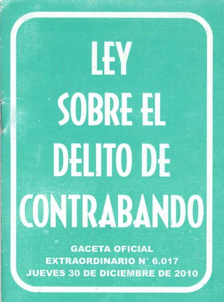 Ley Sobre el Delito de Contrabando
