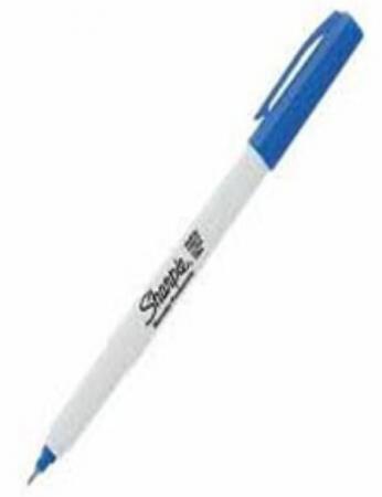 Marcador Sharpie Ultrafino Azul Ref. 326609