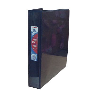 Carpeta 3 Aros 1 1/2' Azul con Transparente Ref. 020024