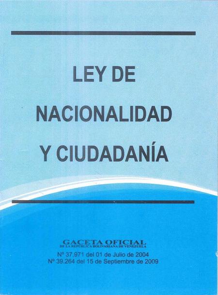 Ley de Nacionalidad y Ciudadania