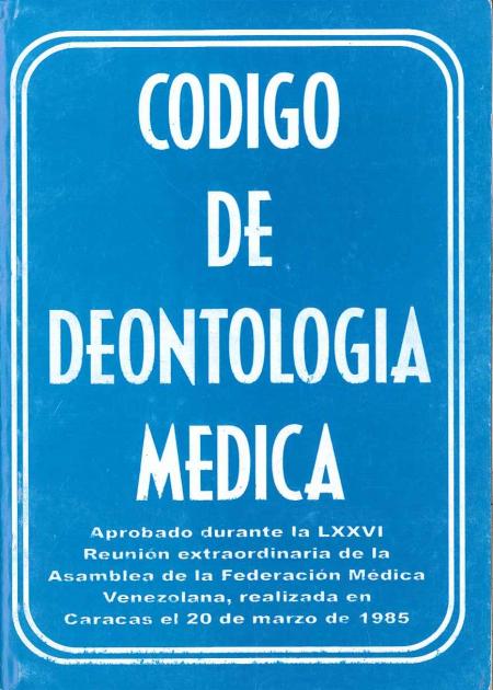 Codigo Deontologia Medica