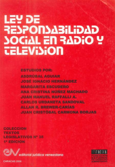 Ley de Responsabilidad Social En Radio y Television