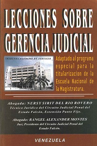Lecciones Sobre Gerencia Judicial