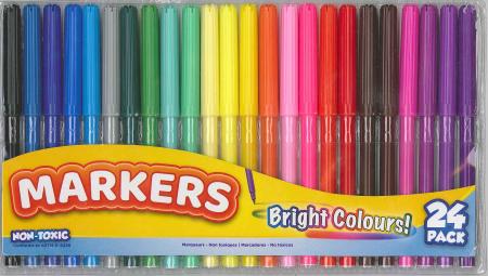 Estuche de Marcadores Escolares 24 Colores Ubl Ref. Se0003