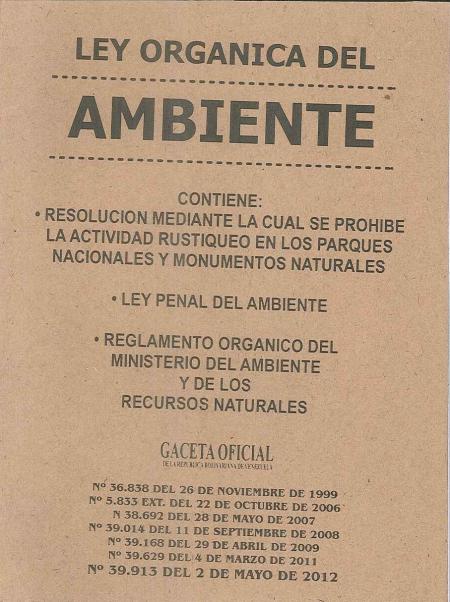 Ley Organica Del Ambiente