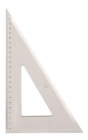 Escuadra Tecni Star 45º 22cm Ref. 654501 - 70366 - 754501