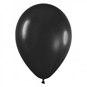 Globo Negro Estandar X Unidad Ref. R12/561